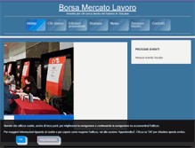 Tablet Screenshot of borsamercatolavoro.it